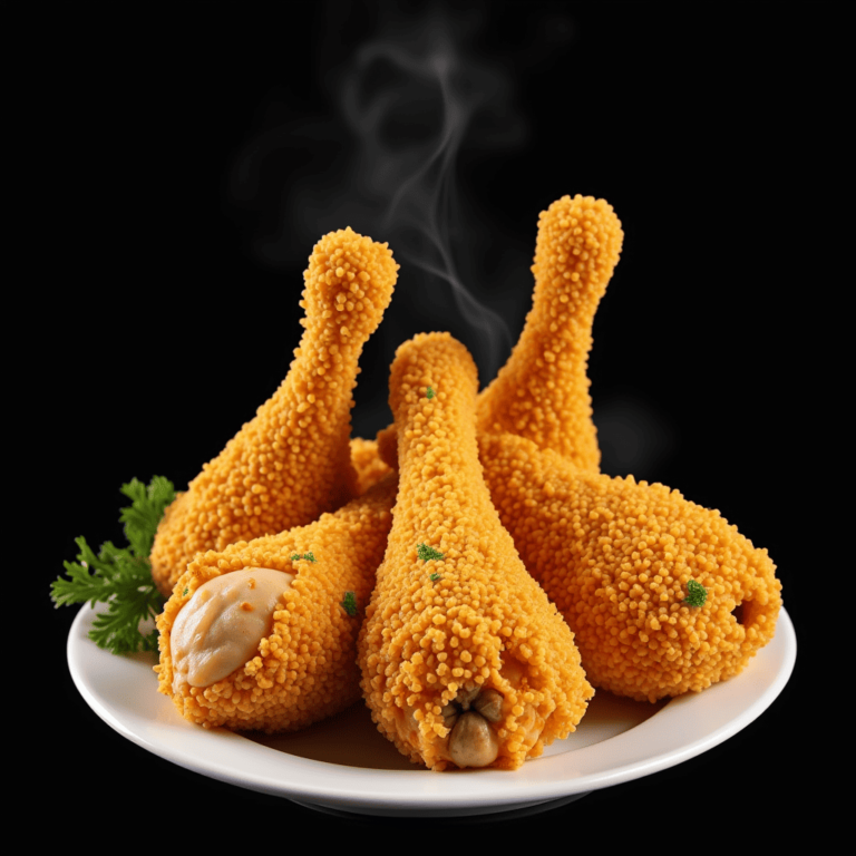 Air fryer Fried Chicken with a crispy coating, served on a white plate.