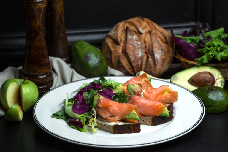 Smoked Salmon Scramble